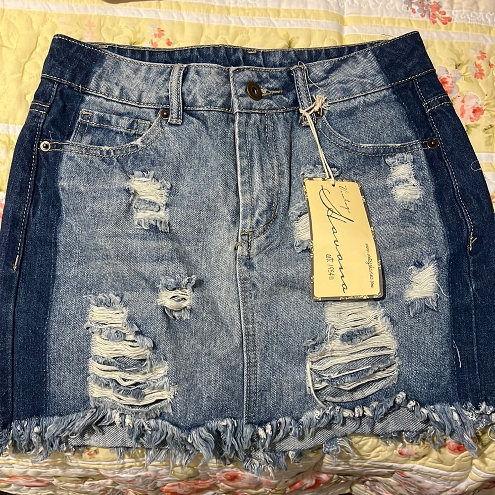 Denim skirt